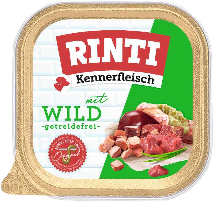 RINTI Hunde-Nassfutter Kennerfleisch Wild